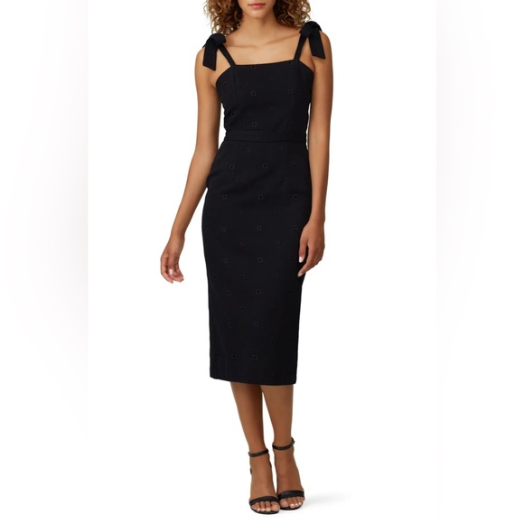 Hunter Bell Black Leighton Dress - Picture 2 of 16